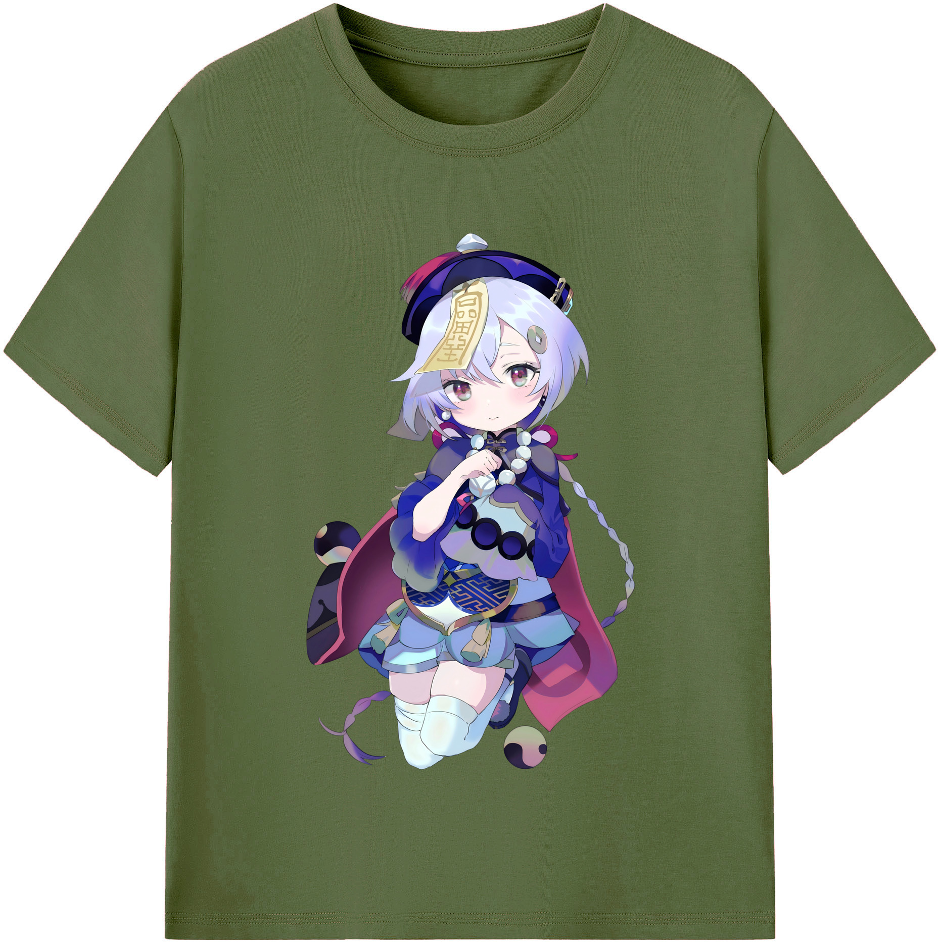 げんし神 七七 なな  genshin Nana 綿100％半袖Tシャツ（フロントプリント）